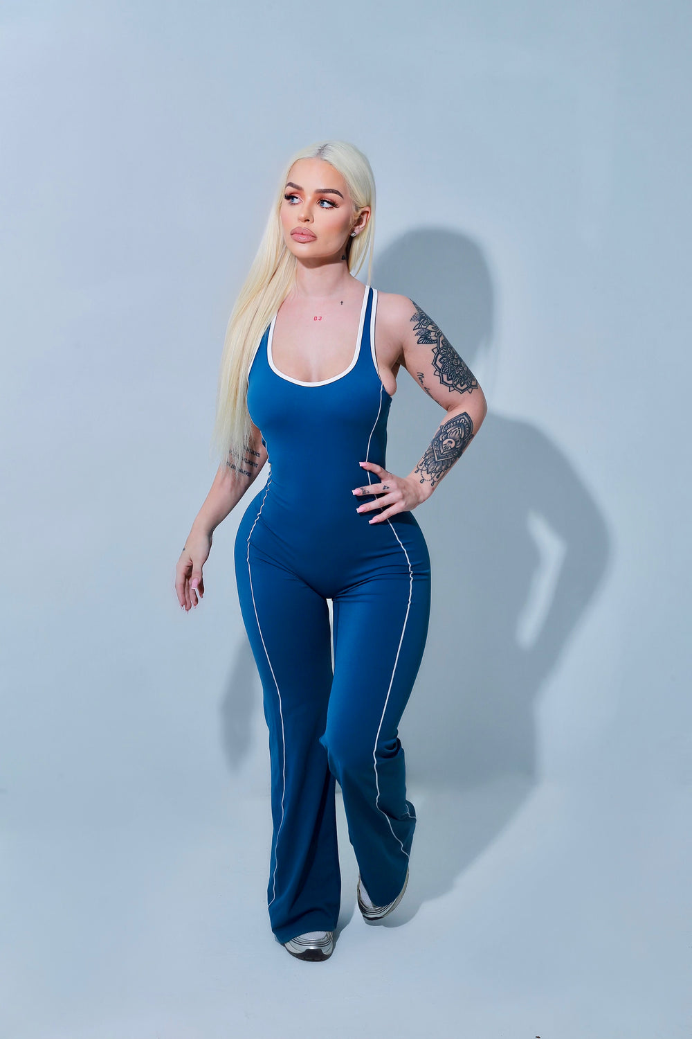 Still Pretty Active Jumpsuit (Blue)