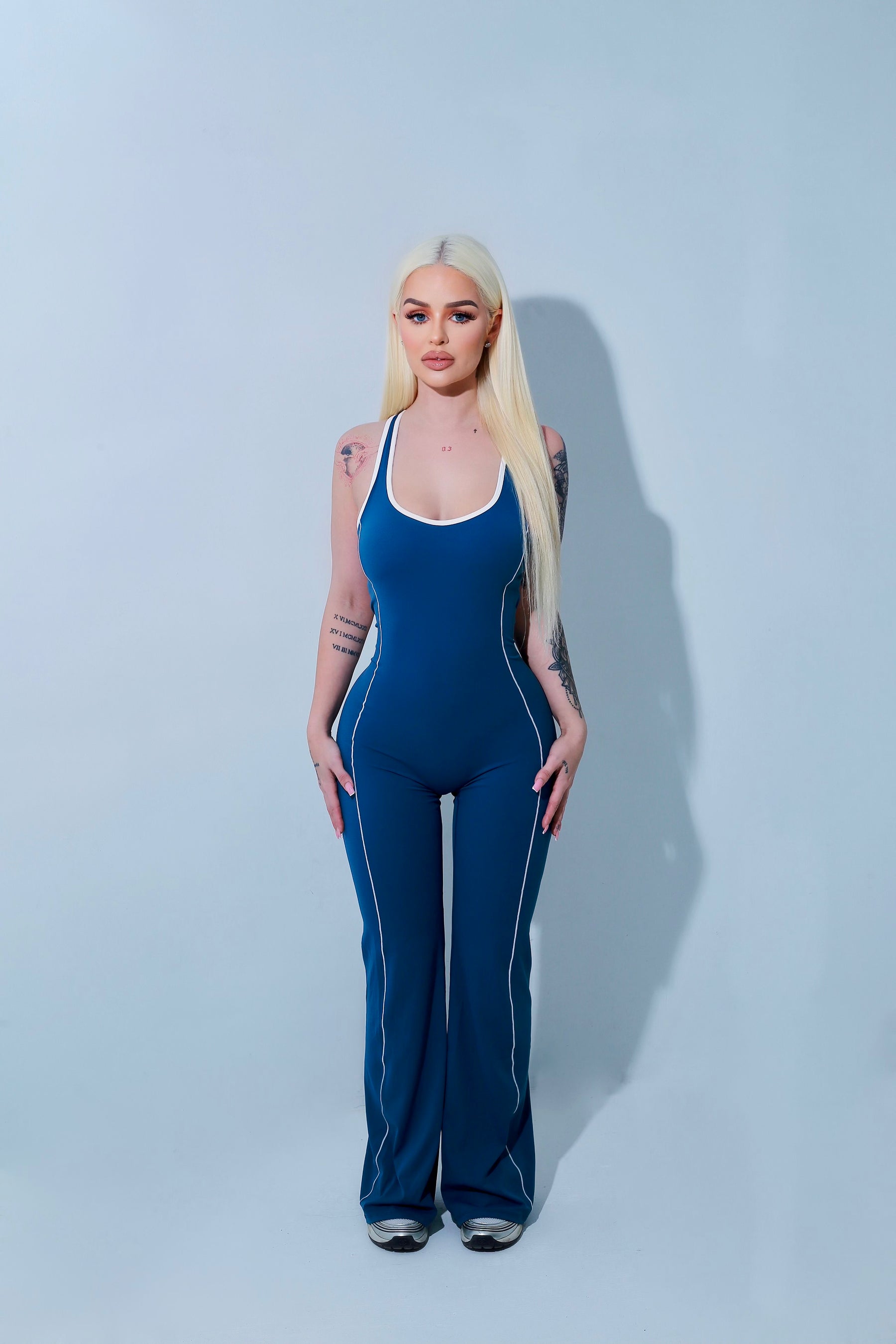 Still Pretty Active Jumpsuit (Blue)