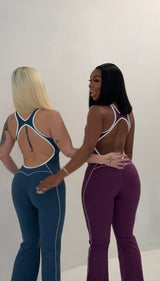 Still Pretty Active Jumpsuit (Purple)