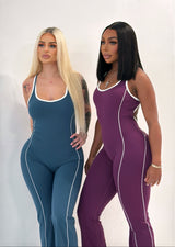 Still Pretty Active Jumpsuit (Purple)